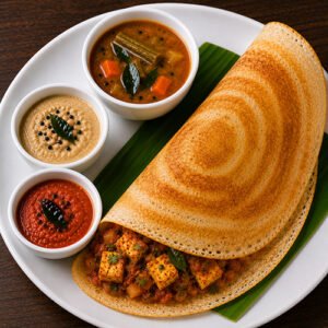 Paneer masala dosa